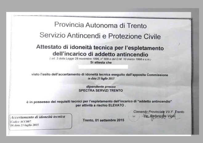 sperandio rischio elevato